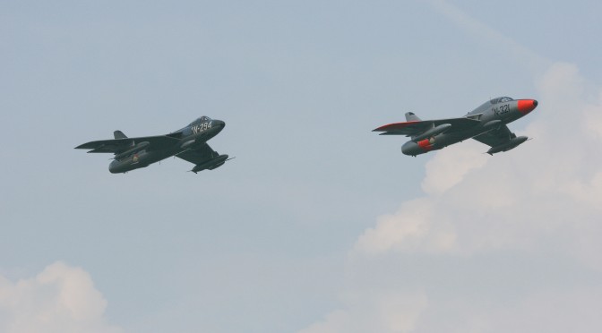 Hawker Hunters above Twenthe