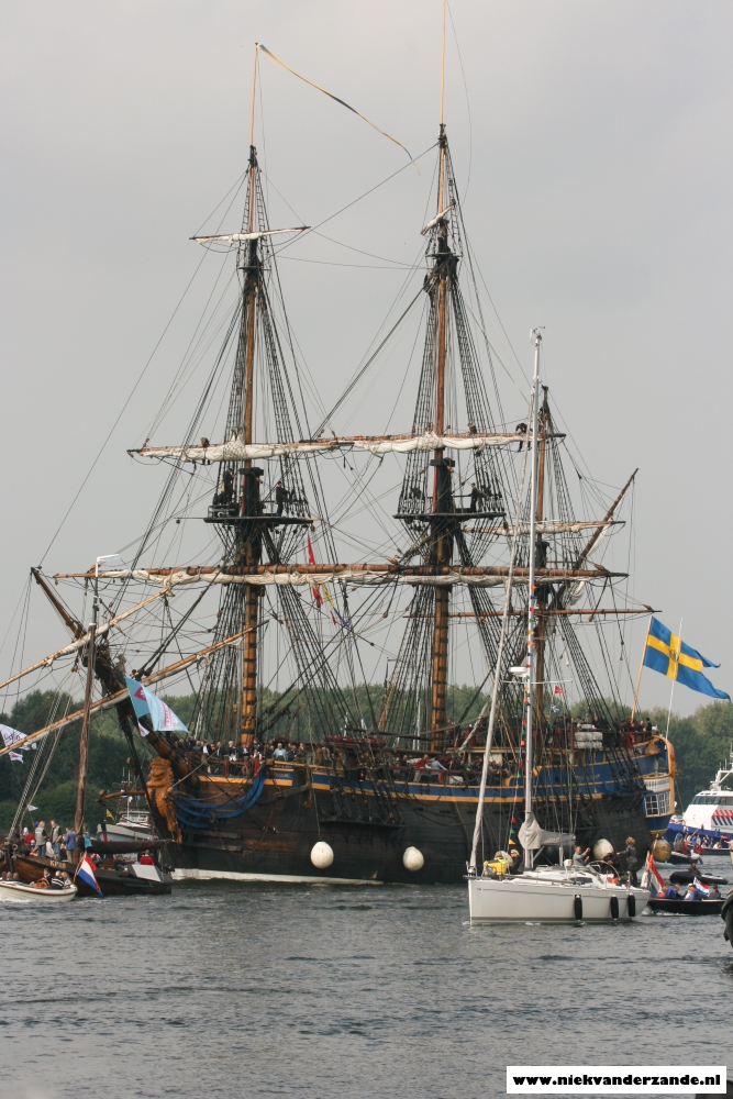 The Götheborg is also used by the NPO for all the TV braodcasts during Sail 2015