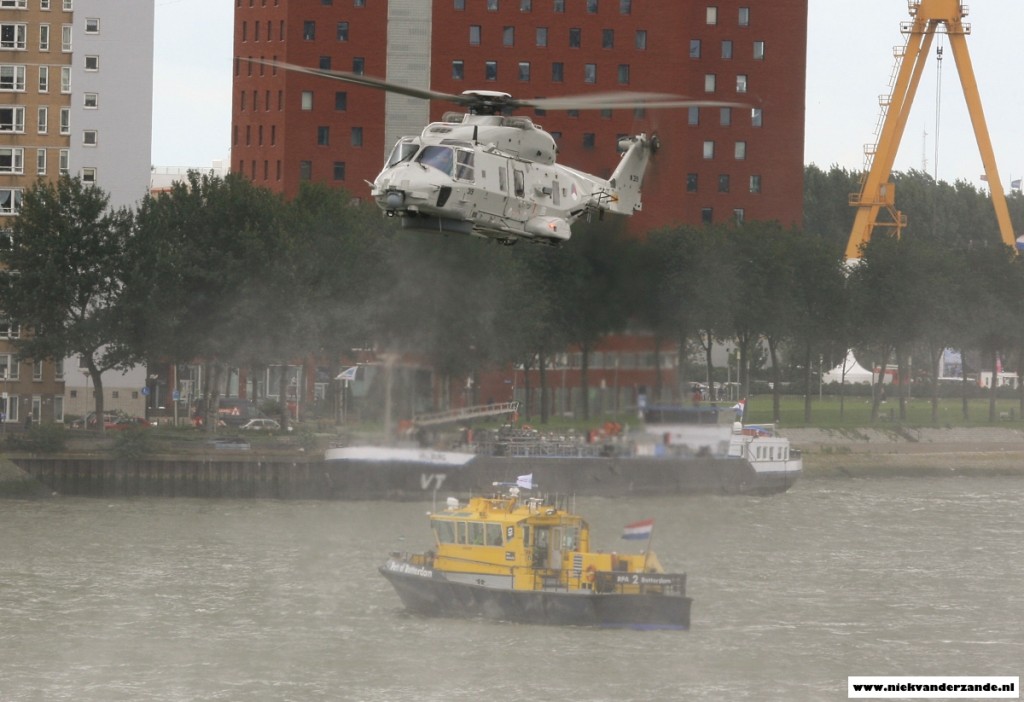 The NH-90 and Port Authority vessels were used to search for the missing person