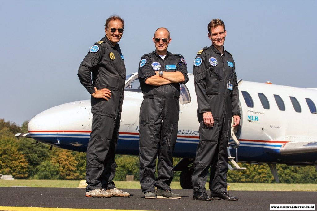 The NLR flight crew, ready for another mission.