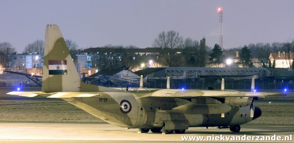 Egyptian Hercules are frequent visitors to Le Bourget and therefore this nice picture could be taken