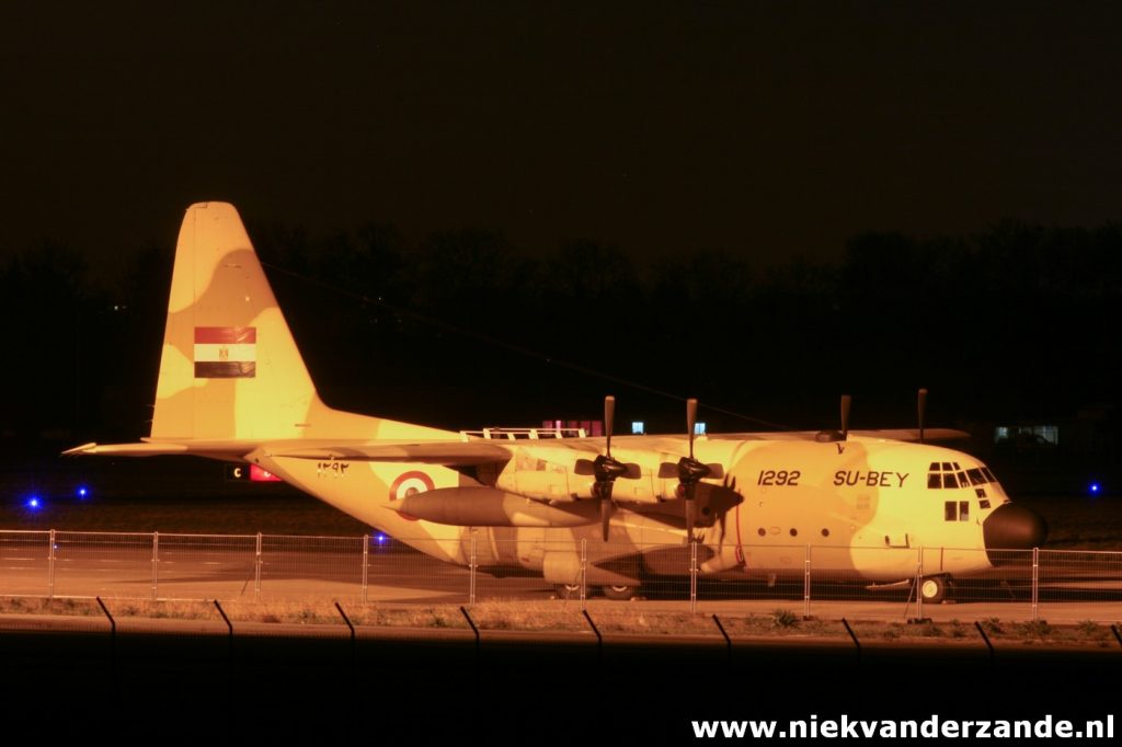 The view on this Egyptian Hercules at Le Bourget was unfortunately obstructed by fences.