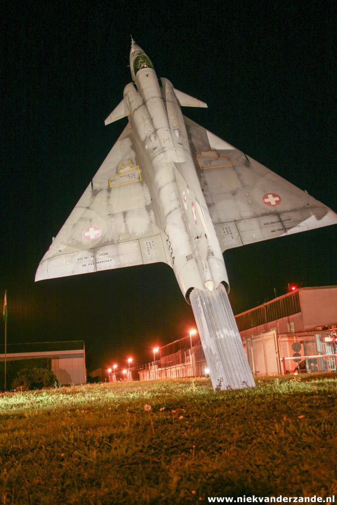 The Mirage gate guard of Payerne airbase in Switzerland