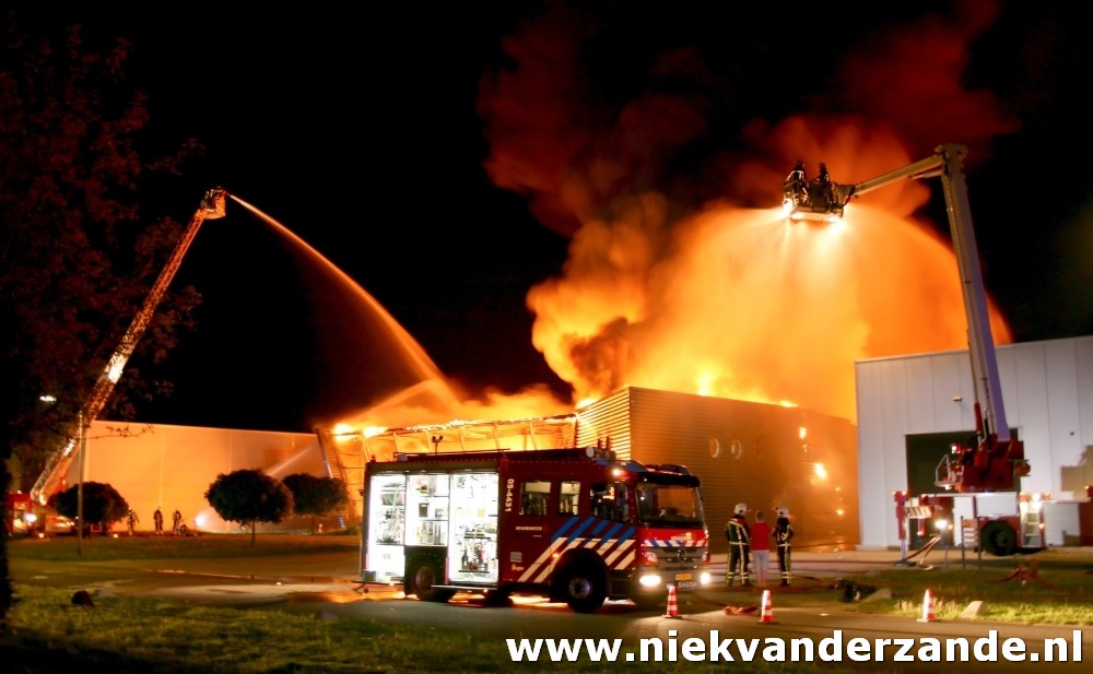A large fire in Enschede