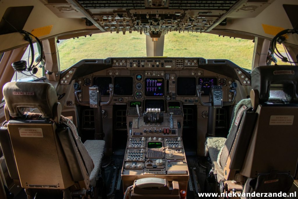 Cockpit Boeing 747