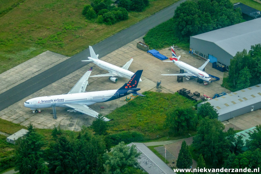 AELS parking at Twente Airport